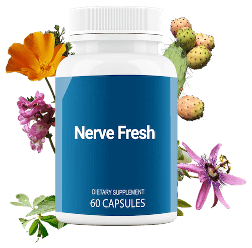 Nerve Fresh bottle with ingredients